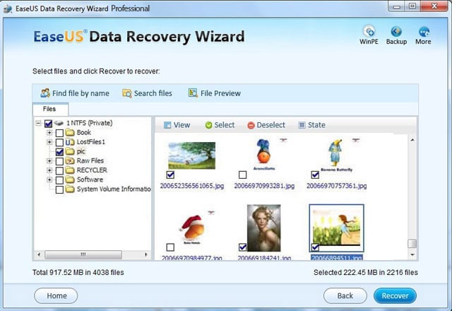 recover files from dynamic disk