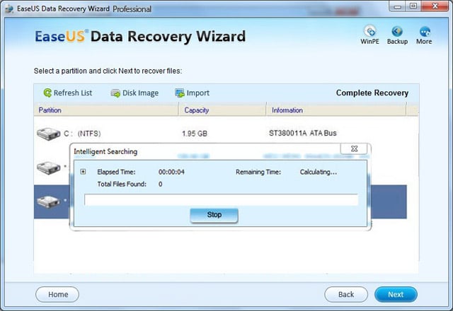 recover files from EXT2/EXT3 Drive