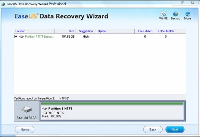 recover files from EXT2/EXT3 Drive