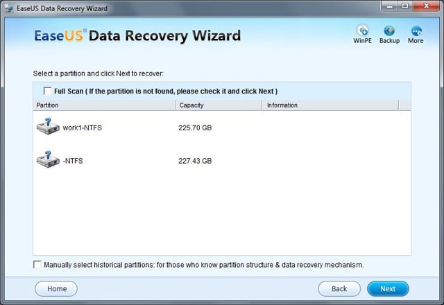 repartition recovery software