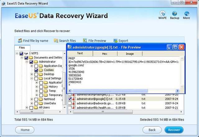 txt file preview