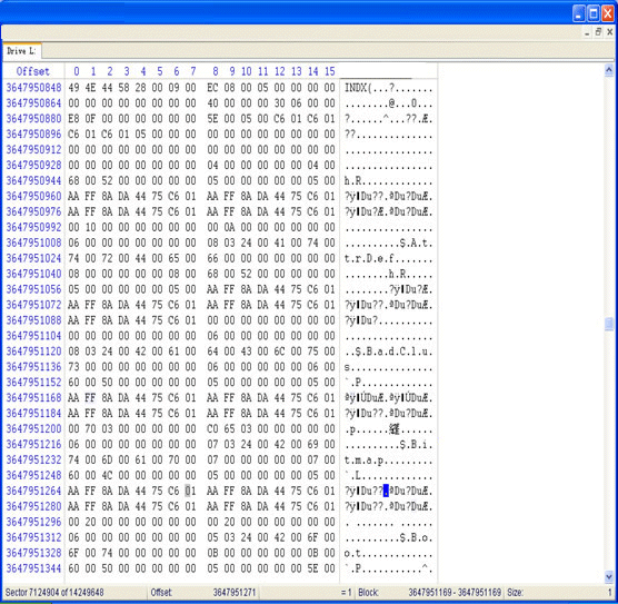 NTFS file system manages - NTFS index record and contents