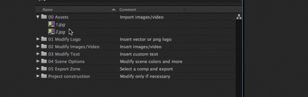 After Effects missing files