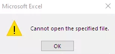 Excel hyperlink not working - 1