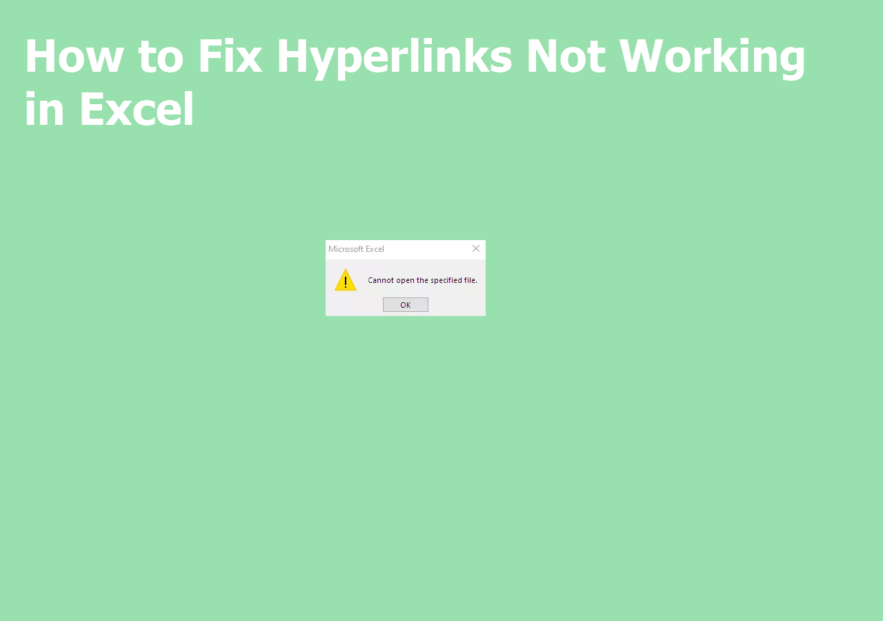 4-ways-to-fix-hyperlinks-not-working-in-excel-easeus