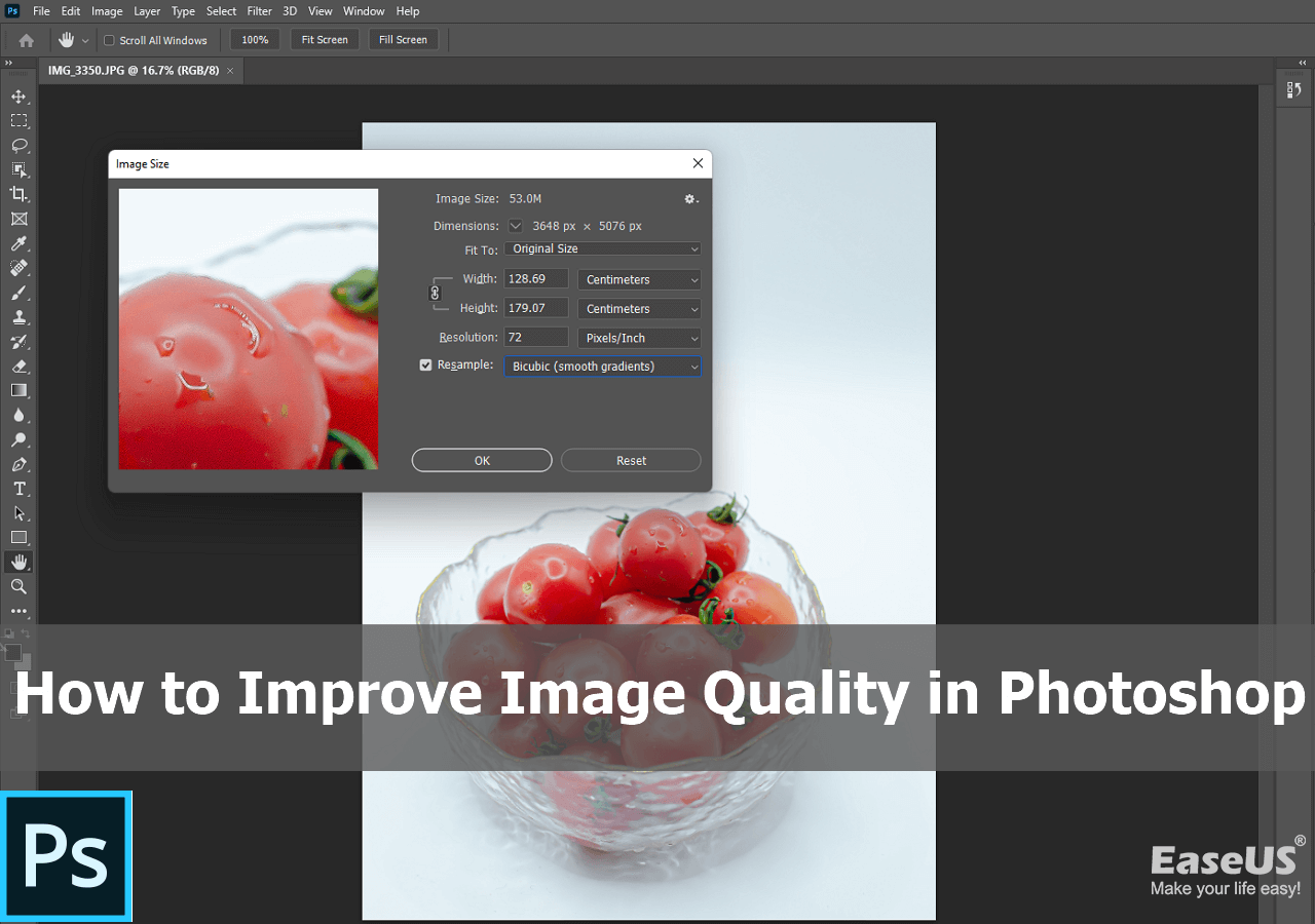 How to Improve Image Quality in Enhance Photo