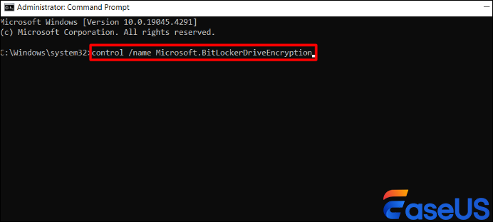 Input the command line