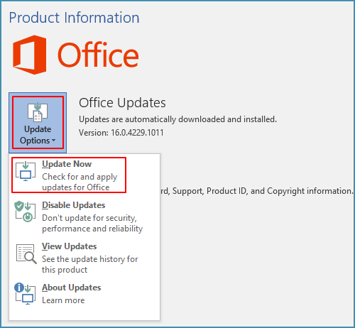 why is my microsoft office not working after update