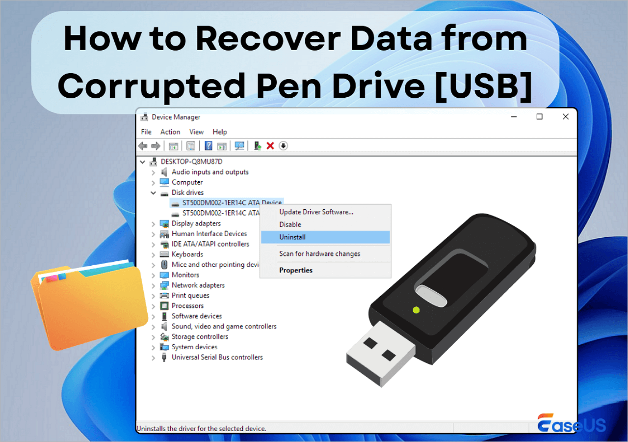 recover data from corrupted USB