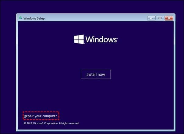 Boot computer into Recovery Mode and restore to earlier date