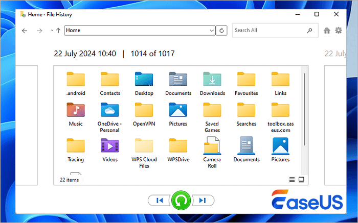 recover files from File History