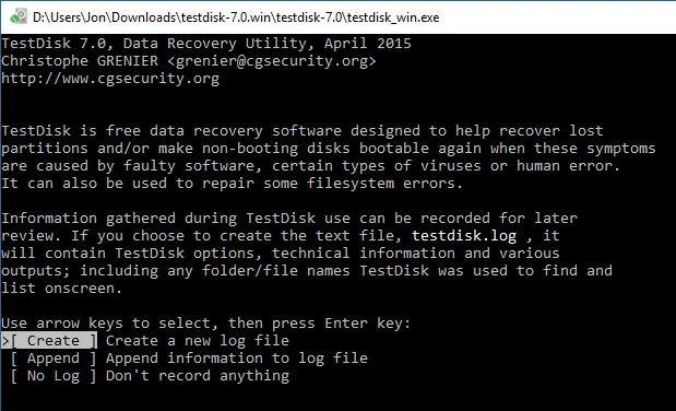 testdisk data recovery download