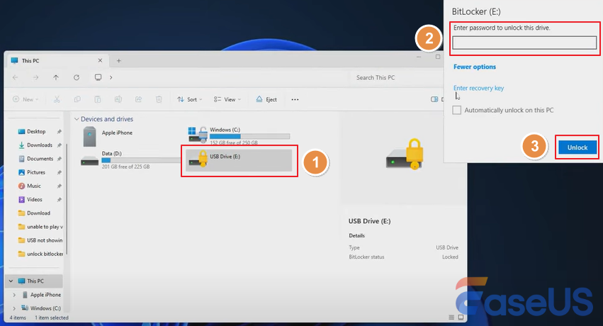 click the Unlock button