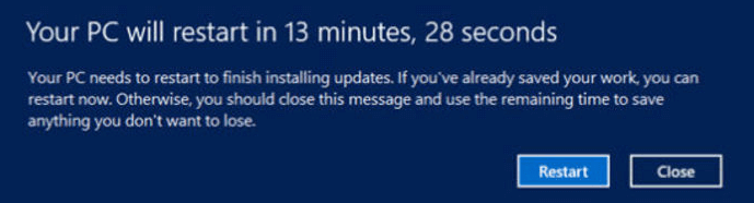 windows 10 forced update