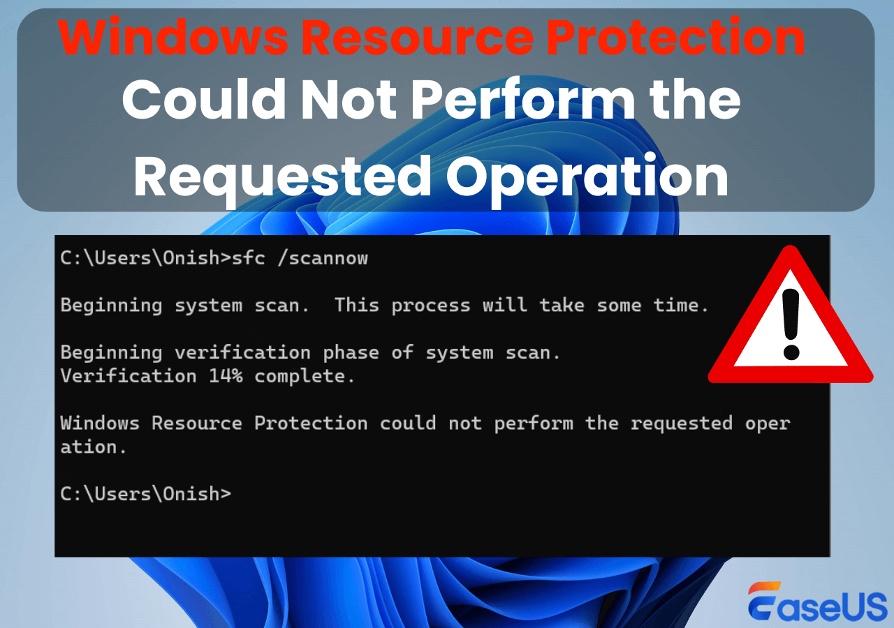 Windows Resource Protection Could Not Perform the Requested 