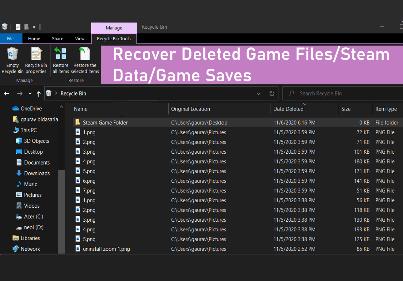 How to Recover Lost Game Data on PC/Steam/PS4 (6 Best Ways) - EaseUS