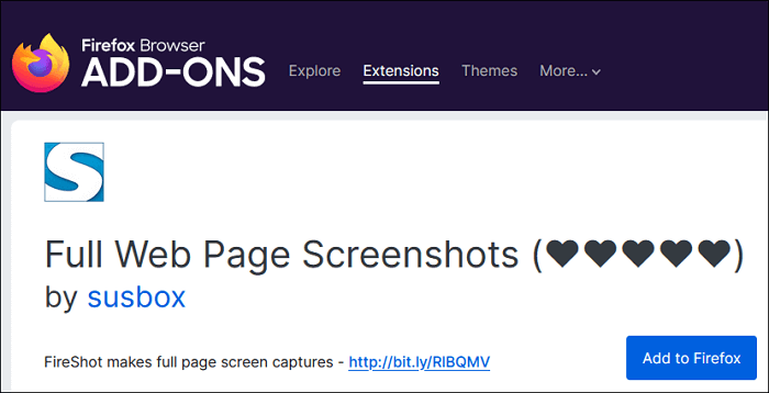 fireshot pro upload to firefox screenshots