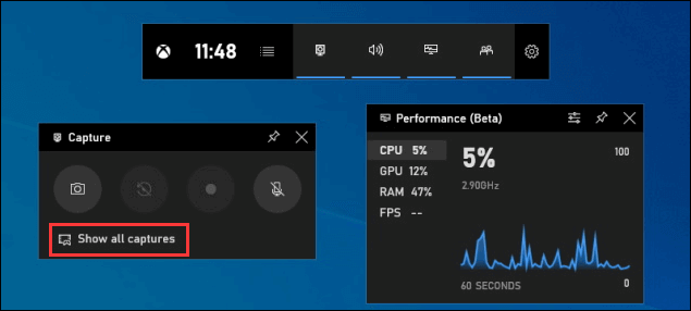 game bar capture clips