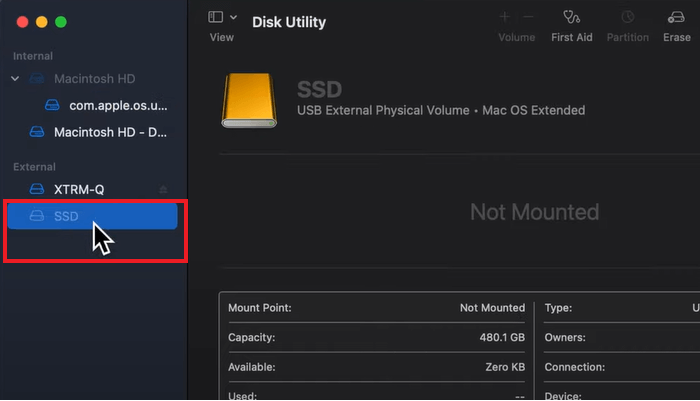 external hard drive not mounting mac el capitan