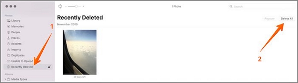 Delete All Recently Deleted Photos on Mac