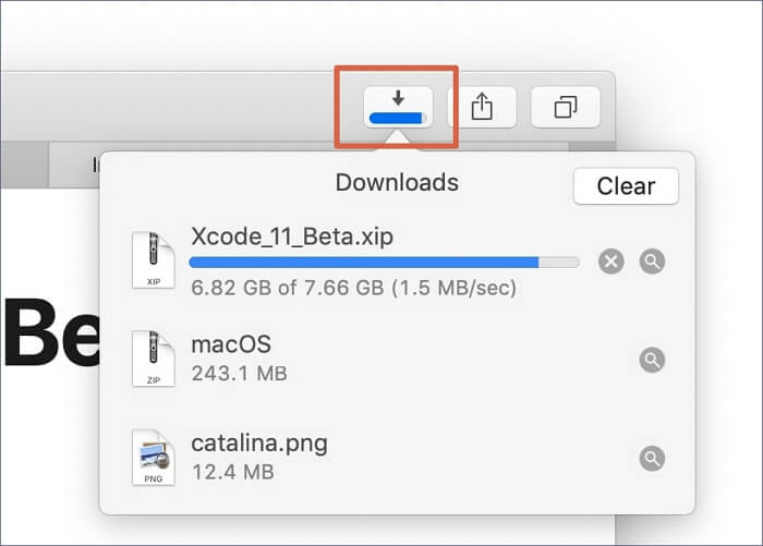 How to find downloads on Mac Safari