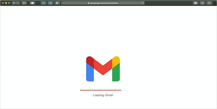 Melden Sie sich bei Gmail auf dem Mac an