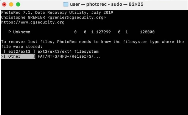 identify file structure