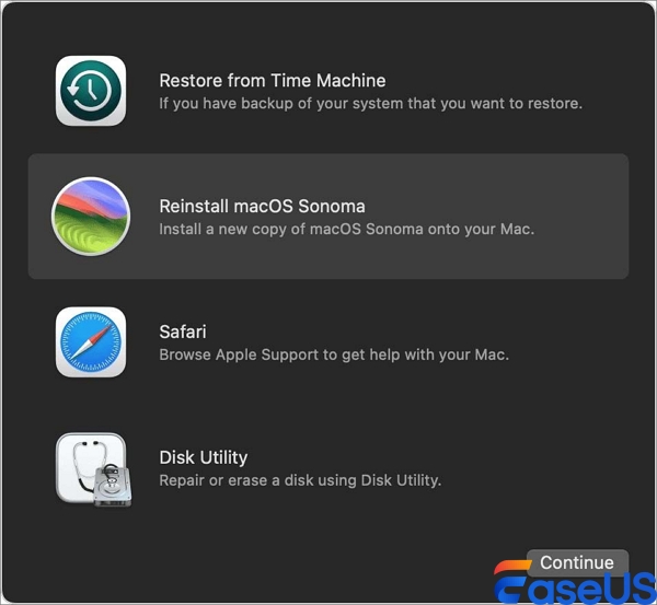 reinstall older macos