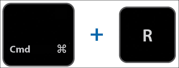 Cmd + R