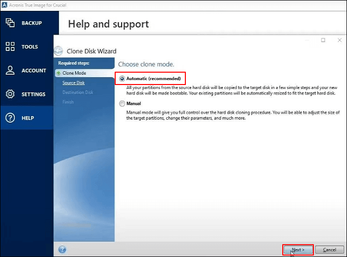 acronis true image clone hdd