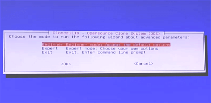 select beginner mode