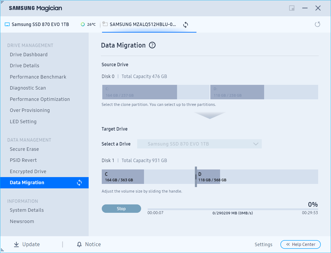 wait for the cloning to be done