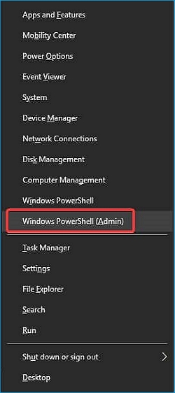 select windows powershell