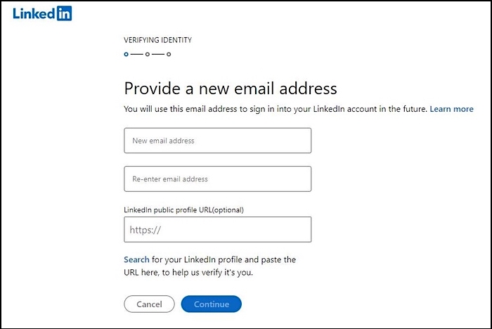 LinkedIn Help - No Access to Email Address - How do I sign in to my account  if I no longer have access to my email address?