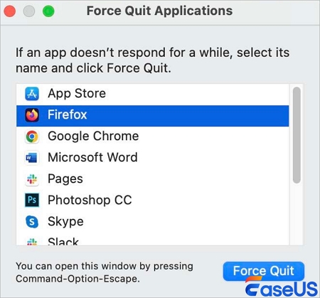 click force quit