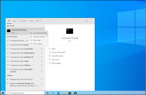 Run as administrator