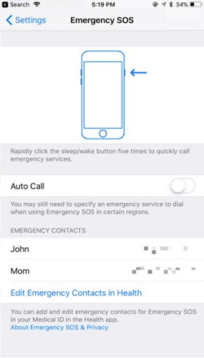 How to Add Emergency Contacts on iPhone 8 - EaseUS