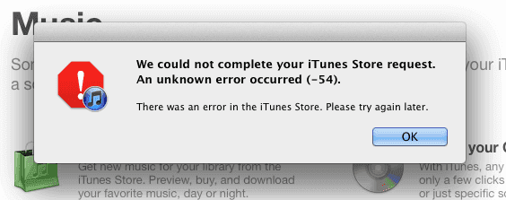 iTunes Error (~54) FIXED! 2014 - YouTube