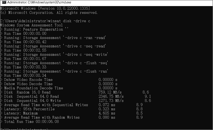 Windows 10 clearance disk speed test