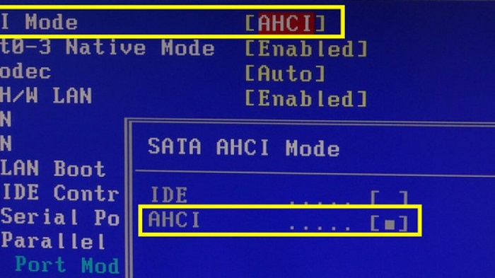 Ahci bios not installed что это