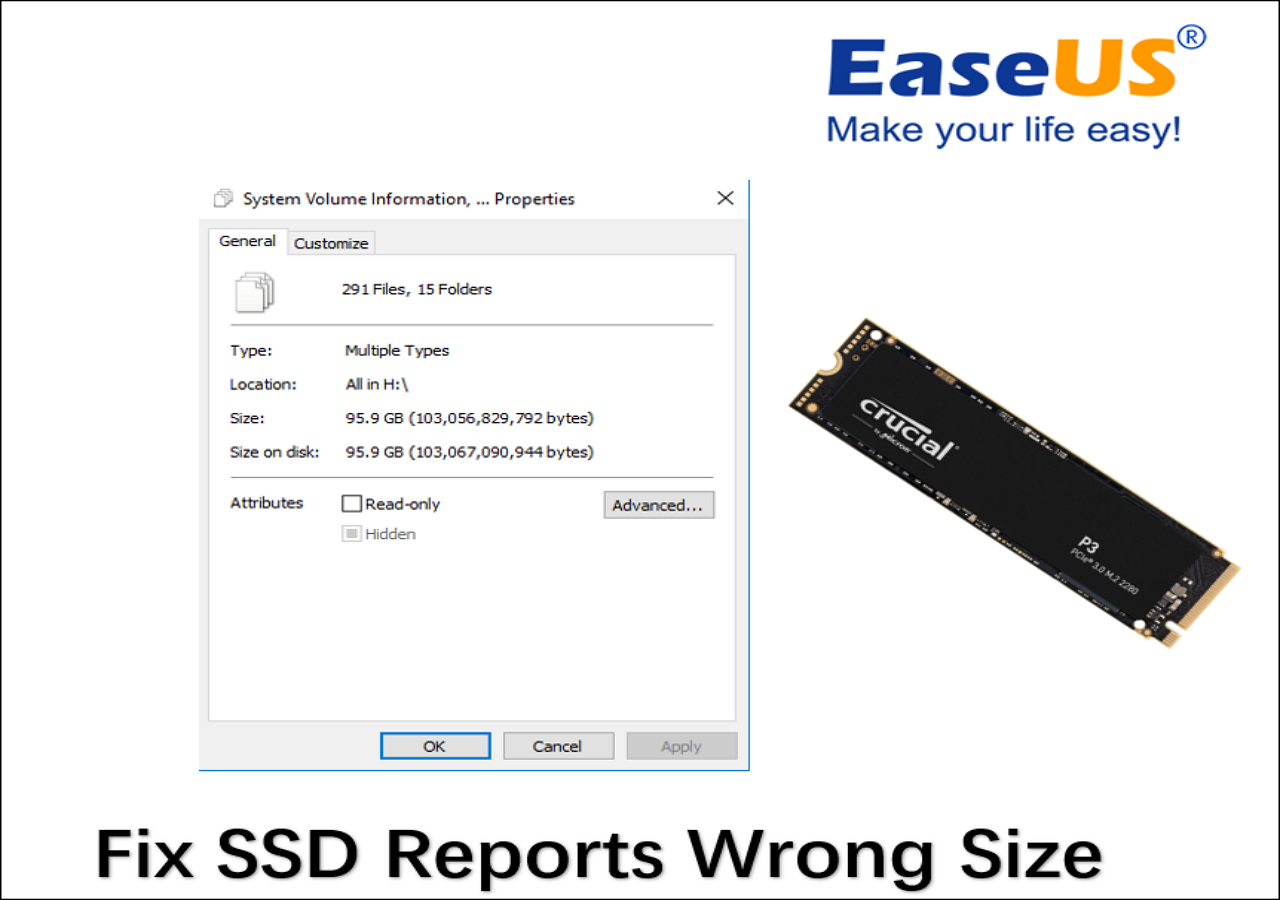 6 Ways to Fix SSD Reports Wrong Size in Windows 11/10