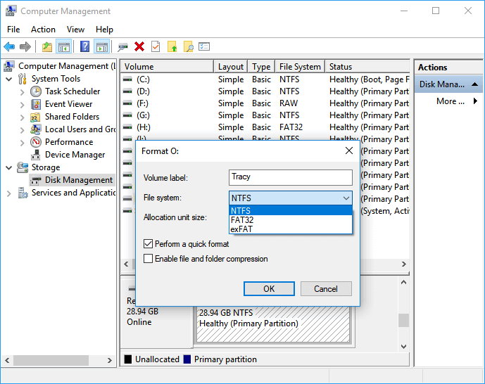 Format USB to FAT32.