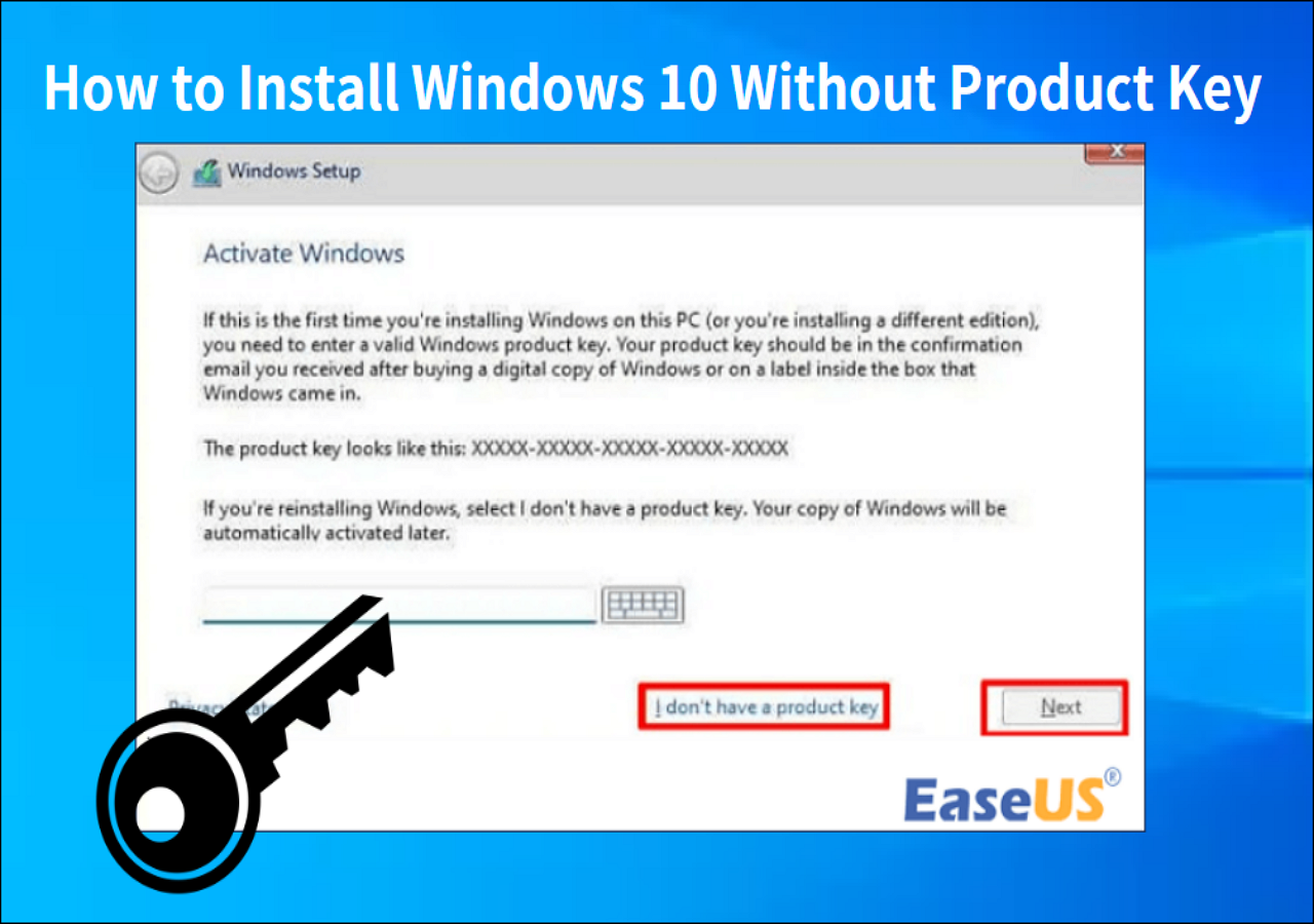 How to activate Windows 10 without a product key?