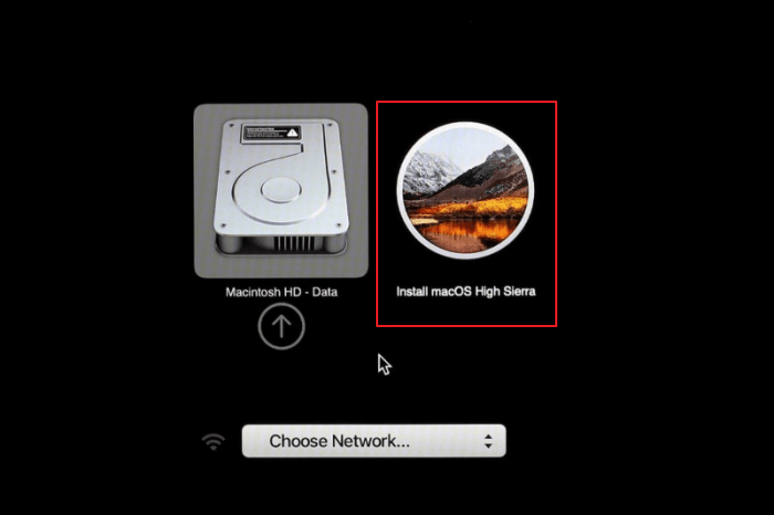install high sierra on other mac computers from the bootable usb installer