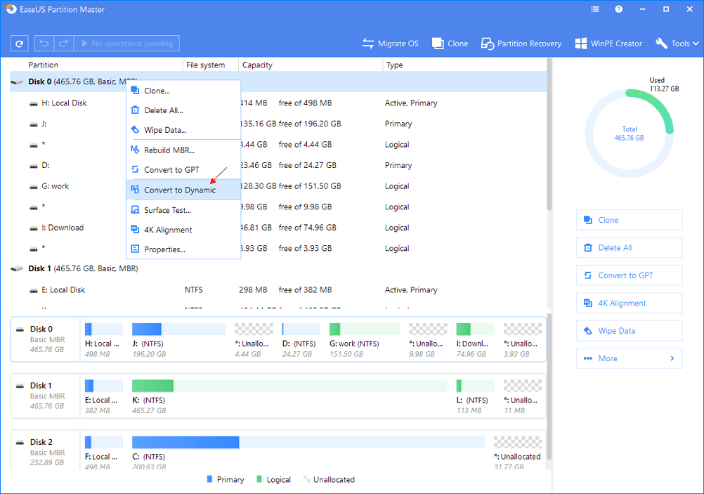 [Guide] How to Merge Disk 0 and Disk 1 in Windows 10 - EaseUS