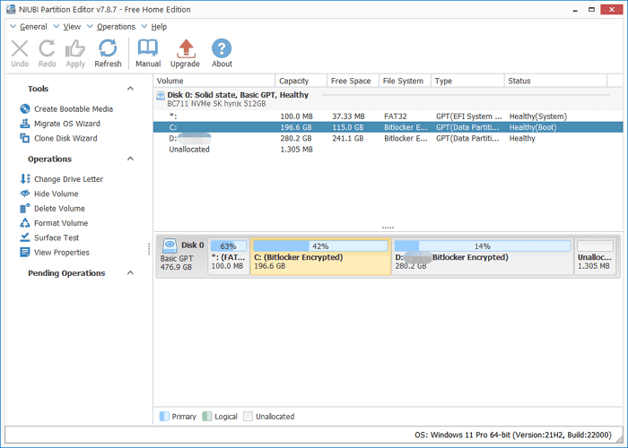 NIUBI Partition Editor