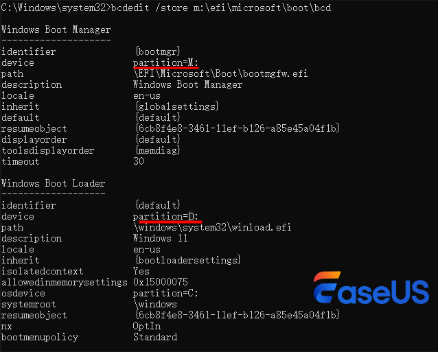 Rebuild and store system file in new system partition