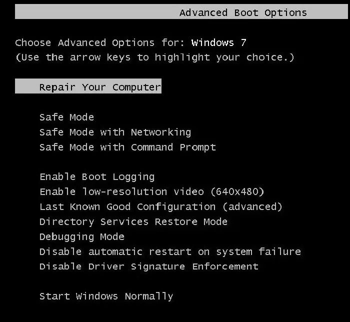 Режимы загрузки windows 7. Advanced Boot options Windows 10. Safe Mode перевод. Экран Advanced Boot options. Безопасный режим.