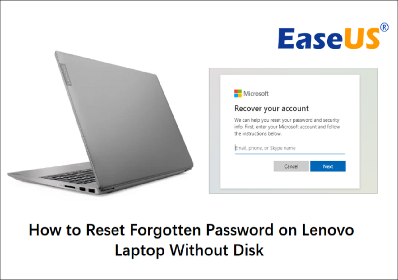 How to Reset Forgotten Password on Lenovo Laptop Without Disk