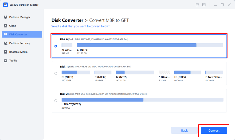 2024] Three Ways to Convert MBR to GPT Disk in Windows 11/10 - EaseUS